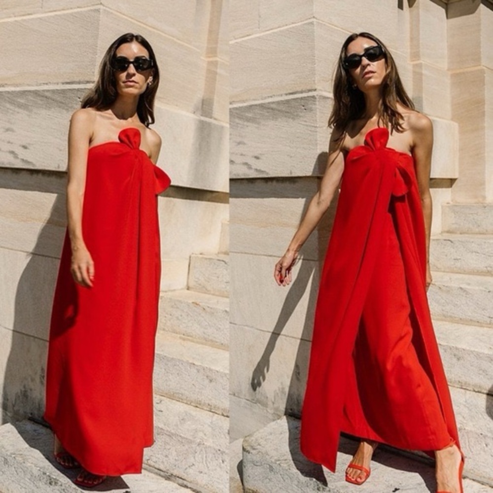 NWT Antonio Melani x Elizabeth Damrich Radziwill Strapless Crepe Dress Size 6